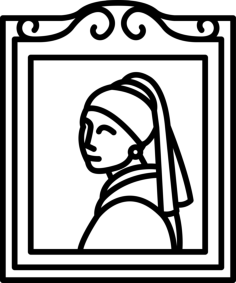 Paint Framed Laser Cut Svg File, Free Vectors File
